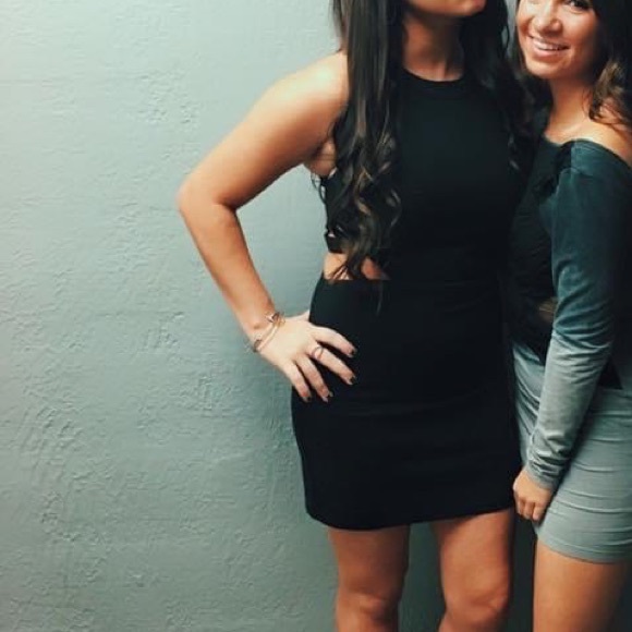 ASOS Dresses & Skirts - Black body con cut-out dress - SIZE MEDIUM